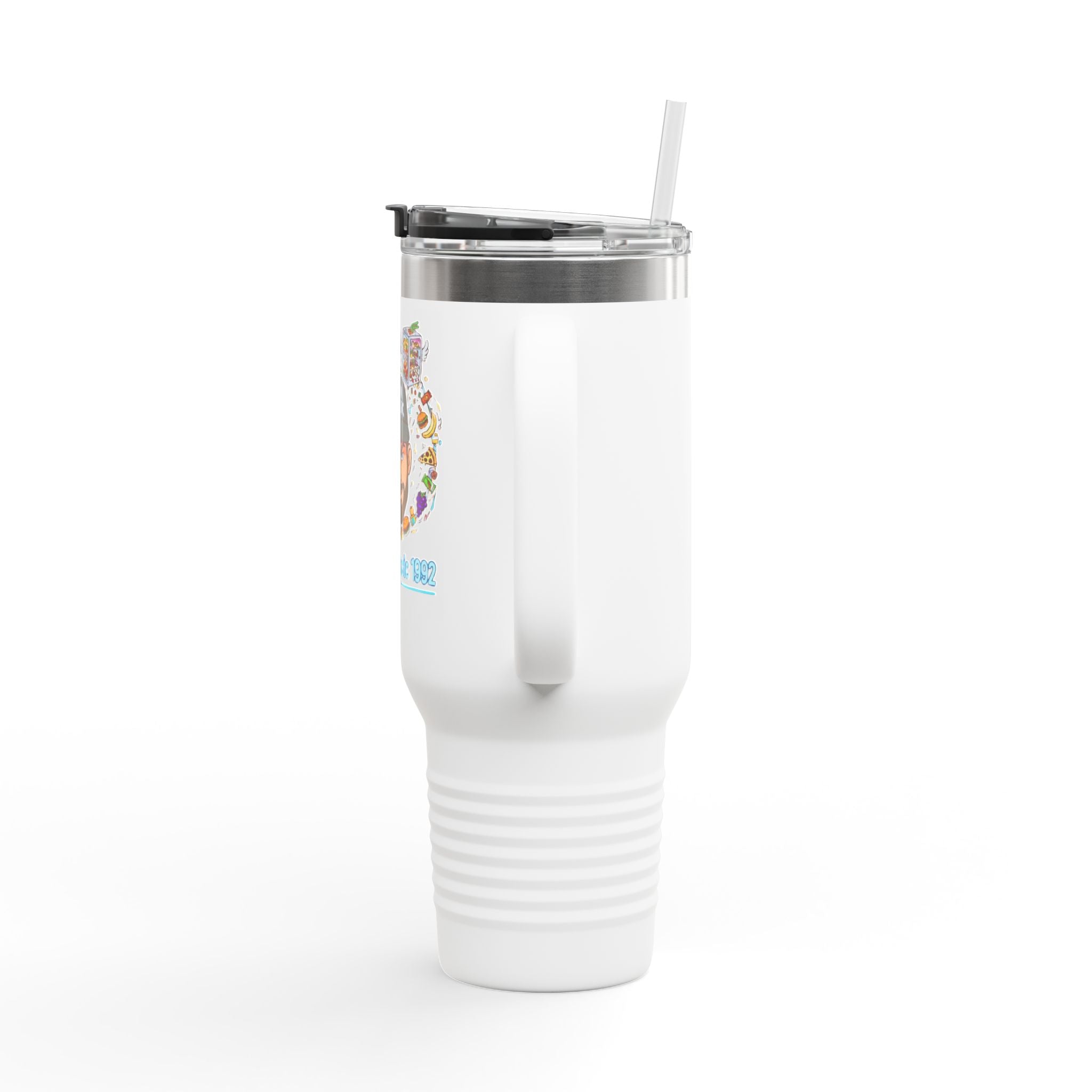 40oz Insulated Travel Mug — 'Just a Classic' Graphic Tumbler