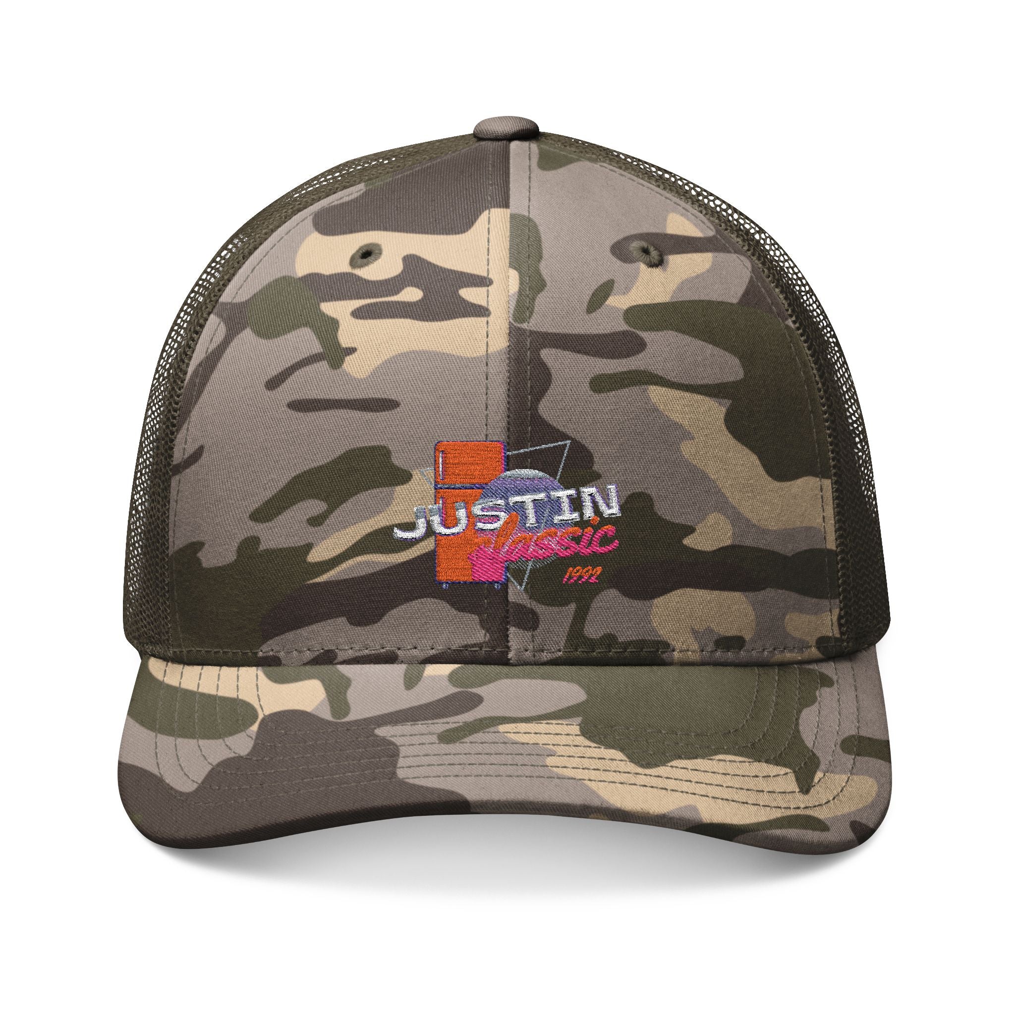Justin Classic 1992 Logo - Camo Hat
