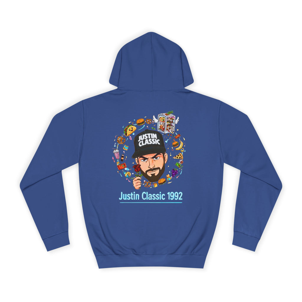 Front and Back Justin Classic 1992 Logo Unisex Hoodie
