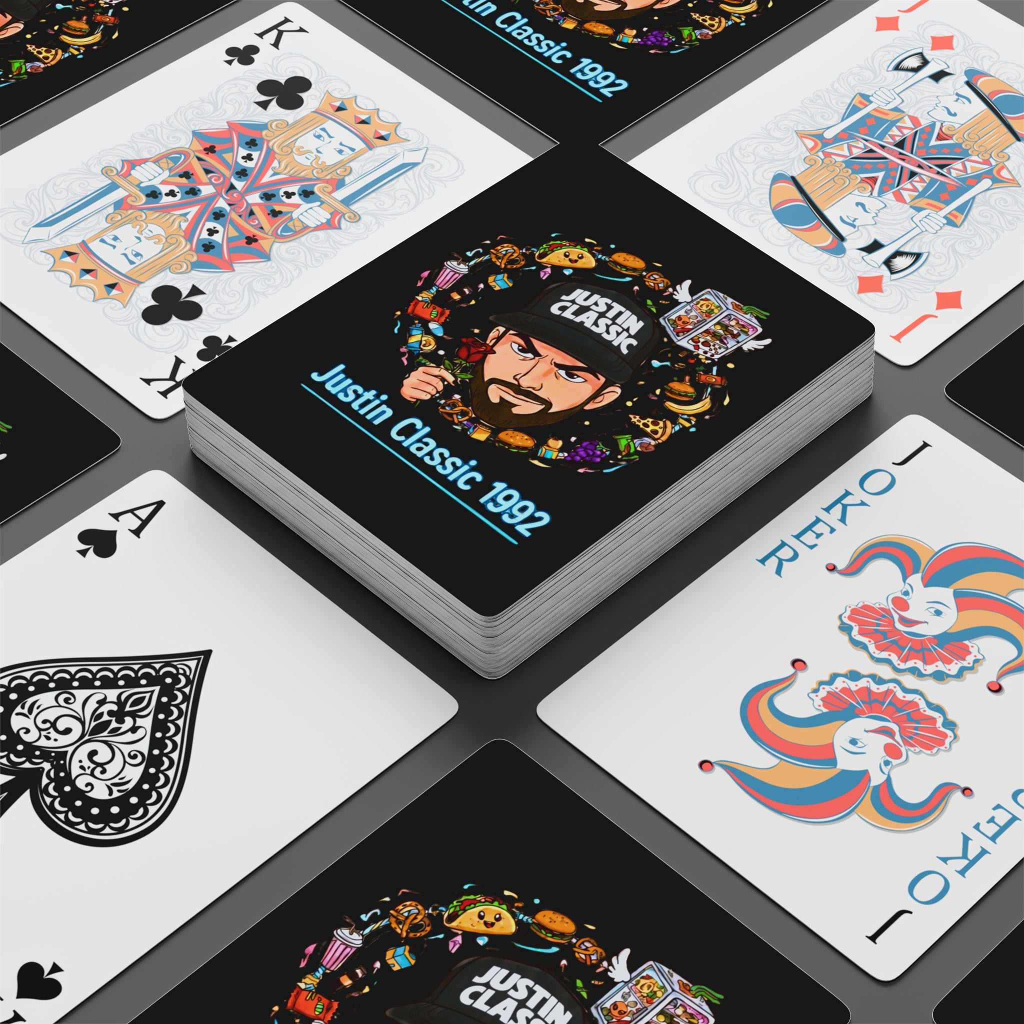 Justin Classic 1992 Playing Cards
