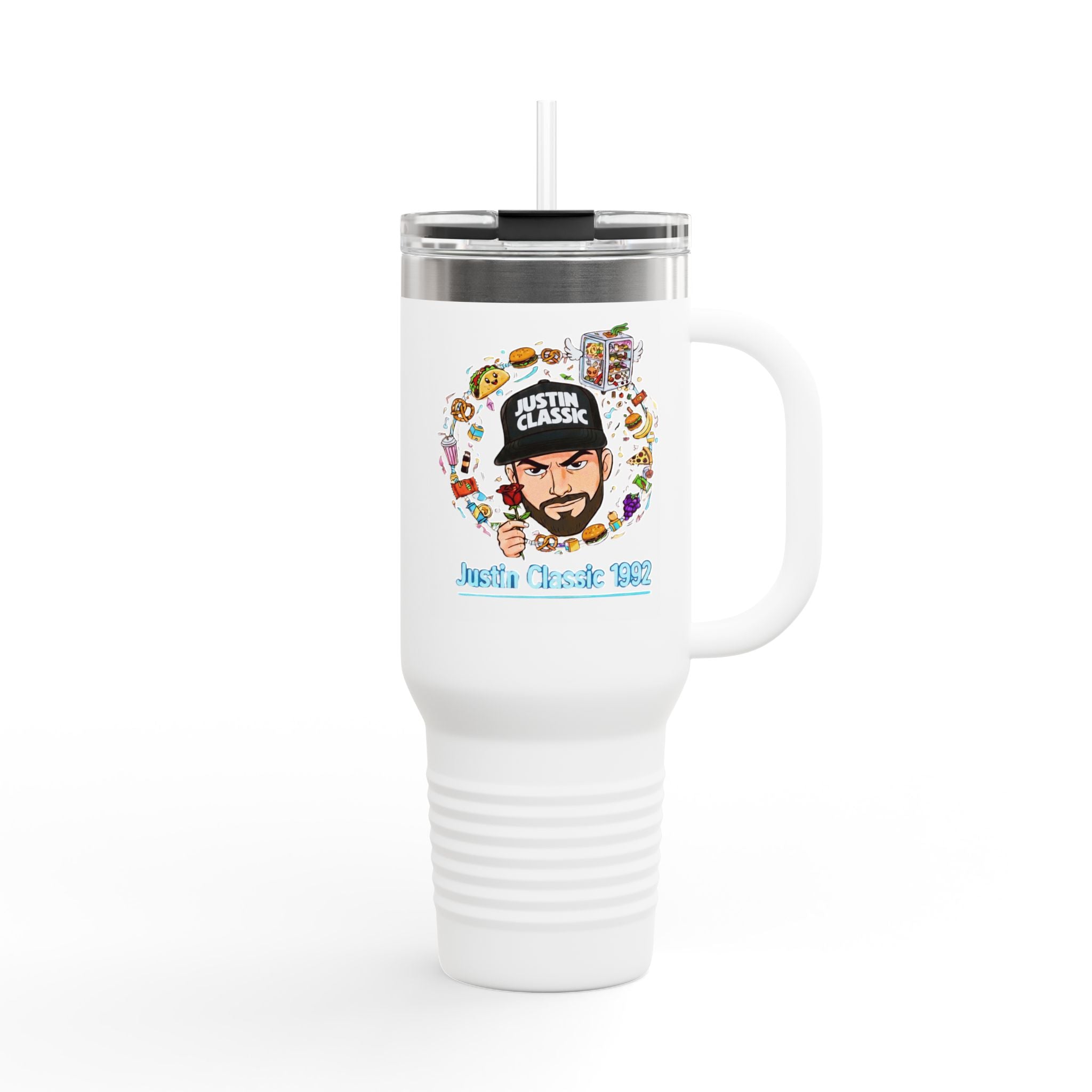 40oz Insulated Travel Mug — 'Just a Classic' Graphic Tumbler